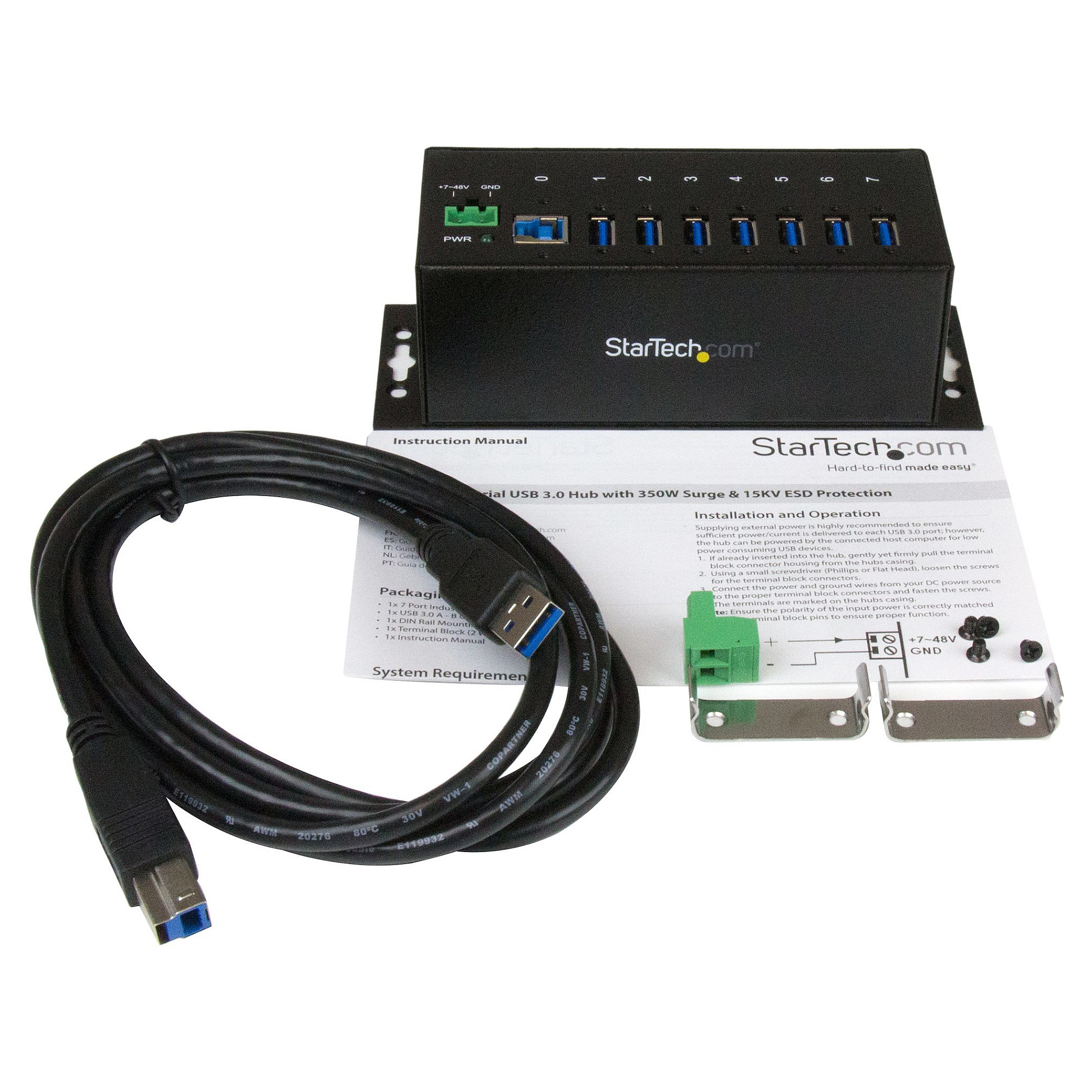 Hub StarTech USB-B to 7xUSB-A thumbnail 5