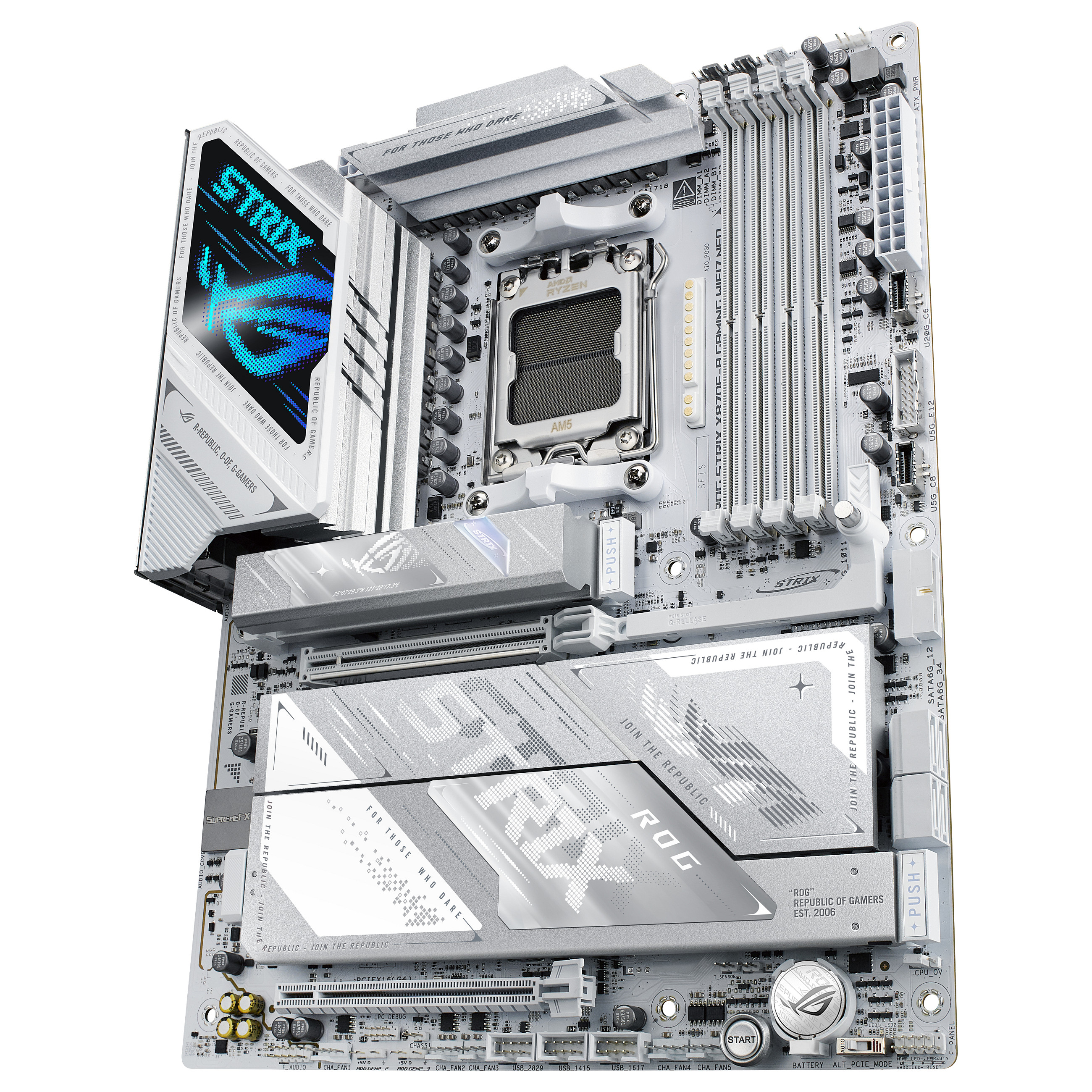 Pllakë Amë AMD AM5 ASUS ROG STRIX X870E‑A GAMING NEO / Wi‑Fi 7 / DDR5 / ATX / HDMI thumbnail 4