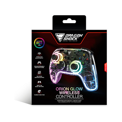 Kontroller Nintendo Dragonshock Orion Glow Wireless RGB Switch – Zezë 5