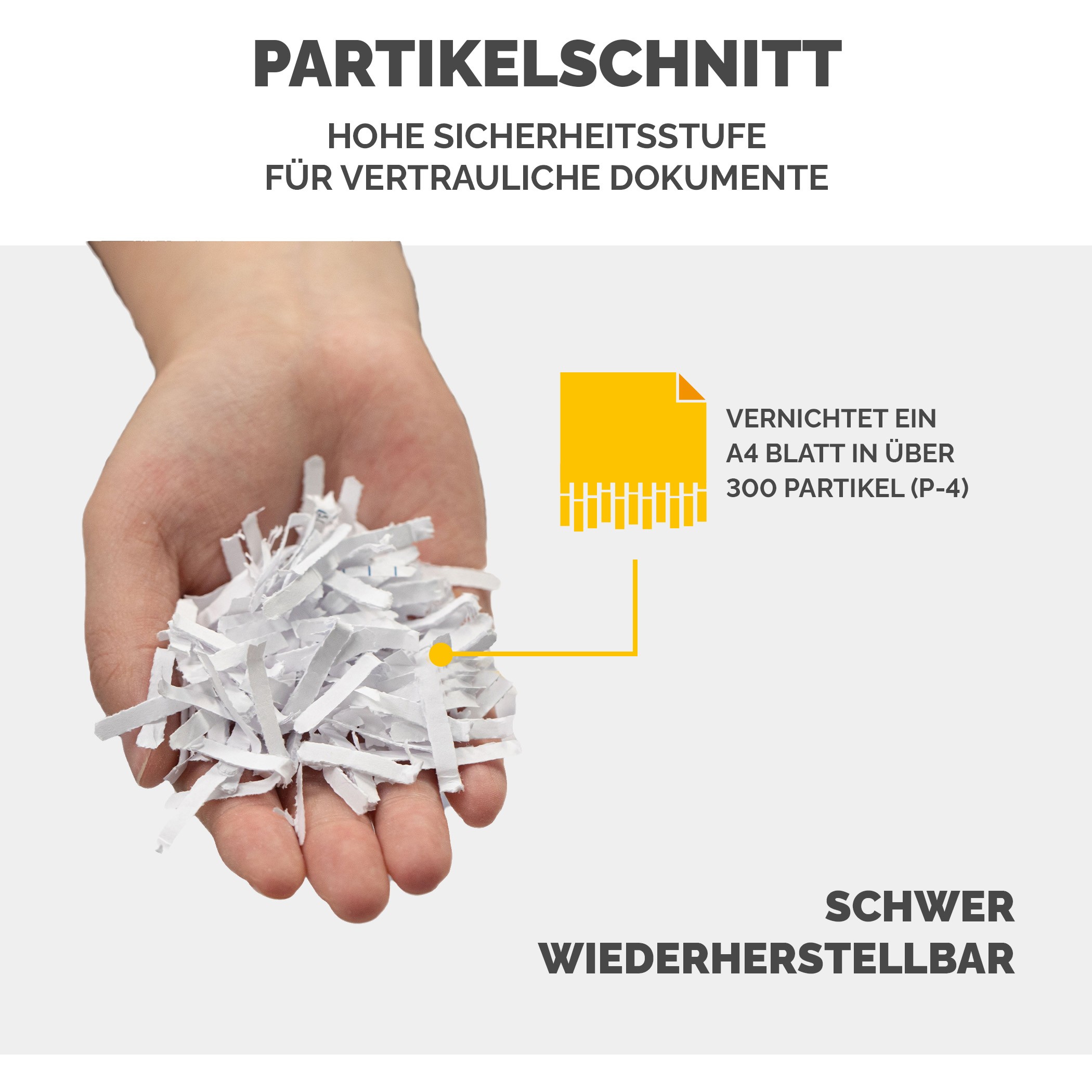 Shredder Fellowes Powershred LX65, Cross-Cut, P-4, 10 fletë, 4 × 40mm, 22L, SafeSense - Zezë 5