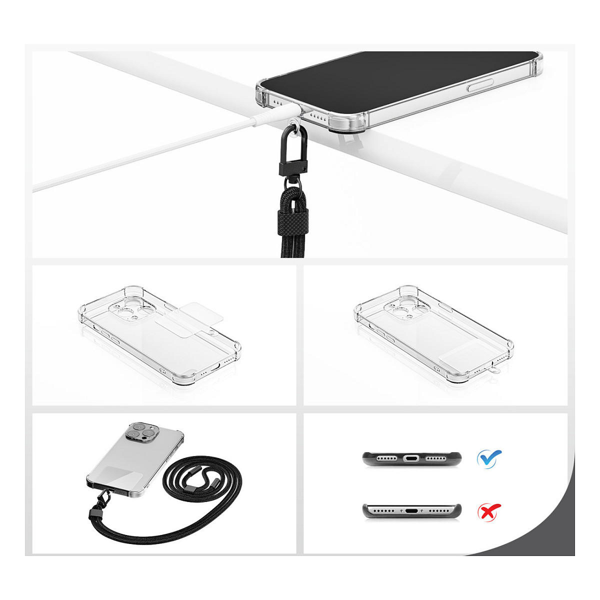 Aksesorë për Telefon 4smarts 540489 / PhonoLace / Universal - Zezë thumbnail 2