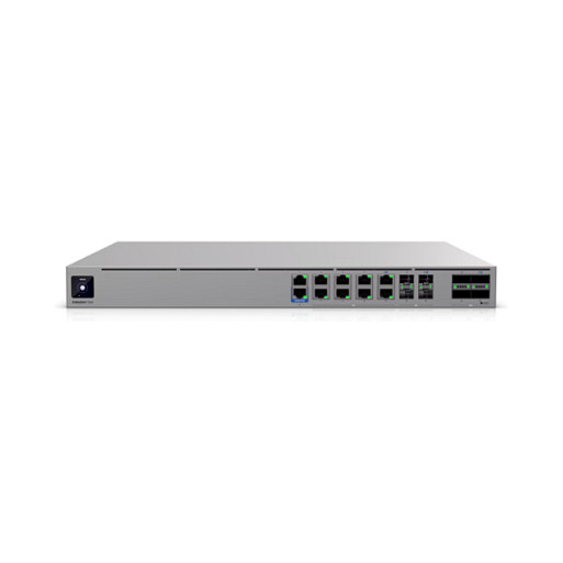Ubiquiti, UniFi Enterprise Firewall Core EF-Core, Ruter, 4× QSFP28, 4× SFP28, 8× 10GbE, 2× Gigabit Ethernet, Hiri 6