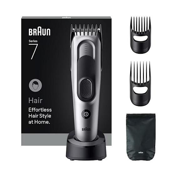 Makinë për rroje Braun Series 7 71-S4862cs, rruajtje e lagësht dhe e thatë, bateri Li-Ion, 50 min - Argjend 2