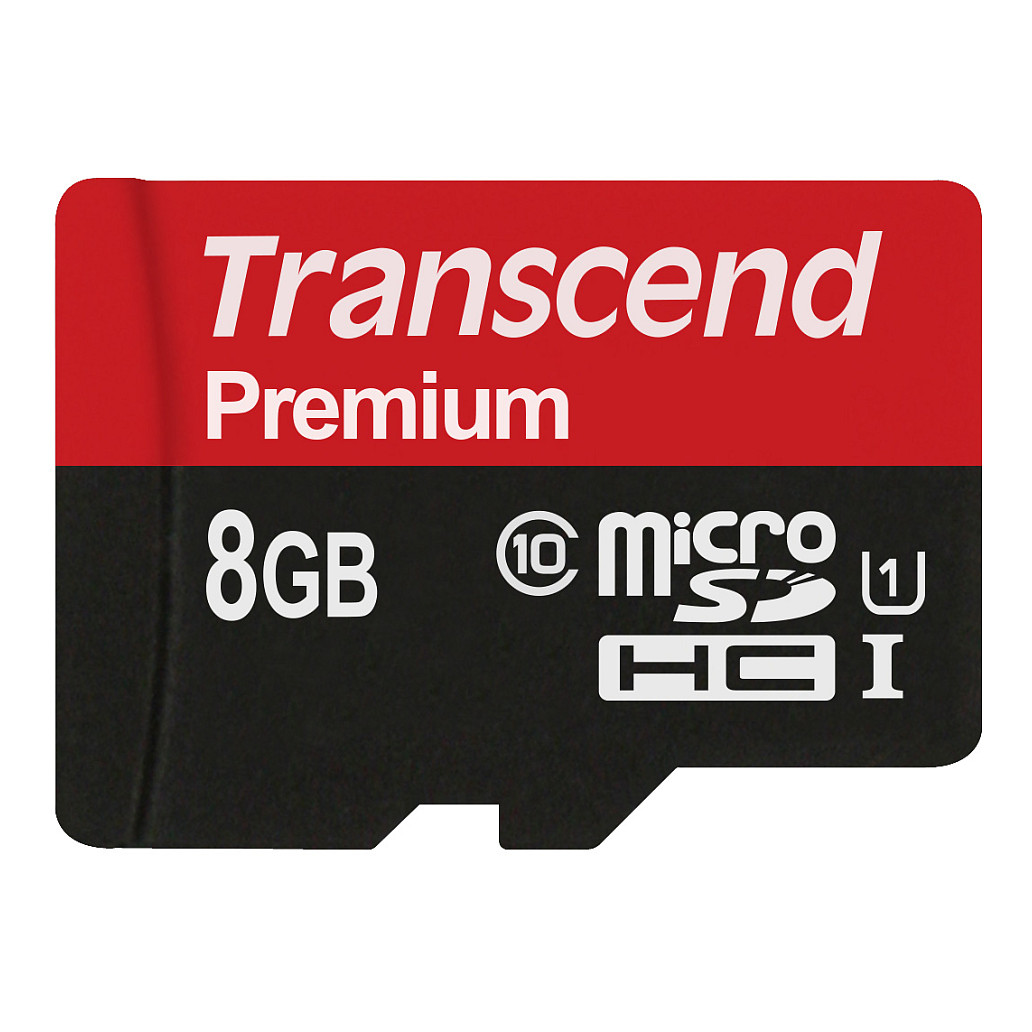 Kartë memorie SD microSD 8GB Transcend SDHC UHS1 thumbnail 2