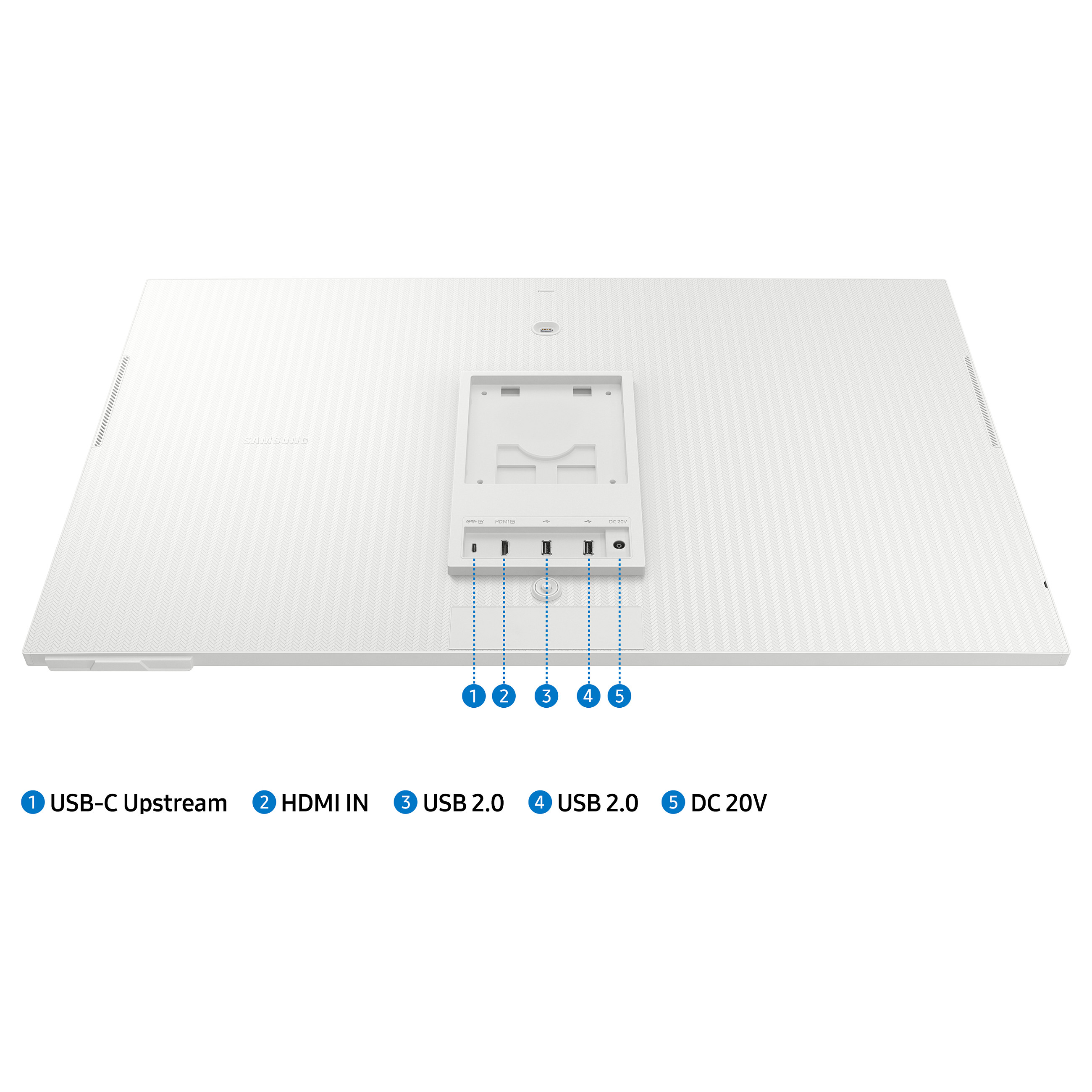 Monitor Samsung Smart Monitor M80D, 32", UHD 4K VA, 60Hz, 4ms, HDMI+2xUSB+USB-C - Bardhë 9