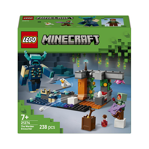 LEGO Minecraft The Warden Encounter