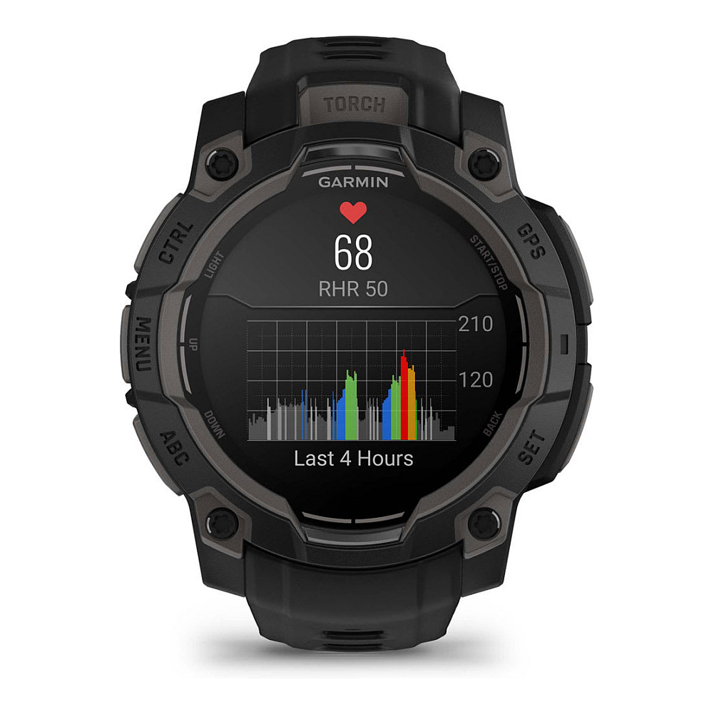 Orë e mençur Garmin Instinct 3 AMOLED (45mm) - E zezë thumbnail 6