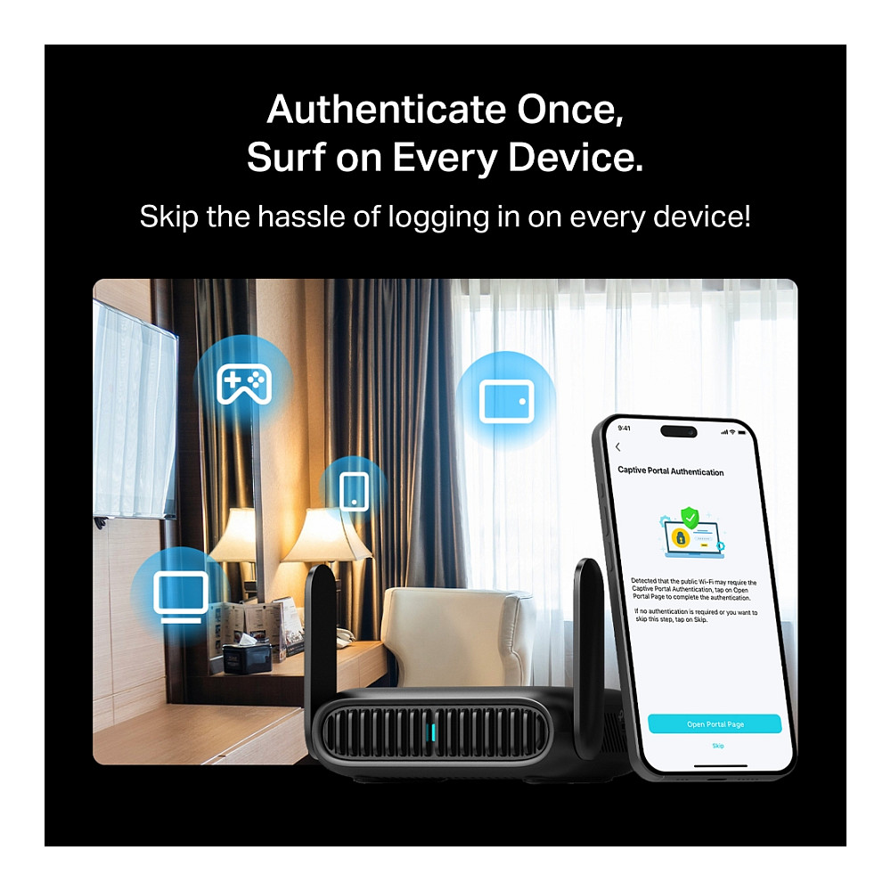 TP-Link TL-WR3602BE BE3600 Wi-Fi 7 Dual-Band 2.5GbE USB 3.0 Travel Router – E Zezë 8