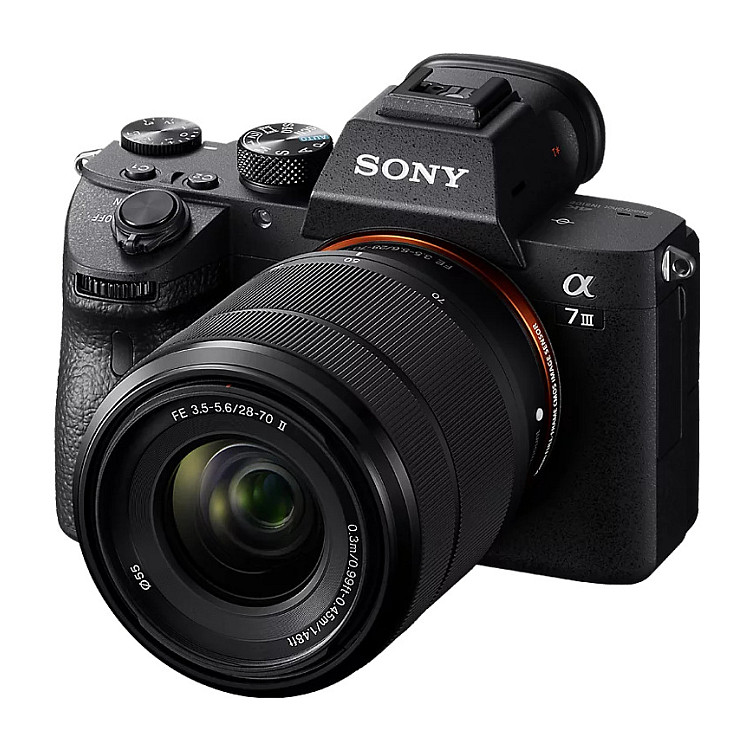 Kamerë pa pasqyrë Sony Alpha ILCE-7 Mark III me objektiv 28-70mm, 24.2MP, 4K, e zezë 2