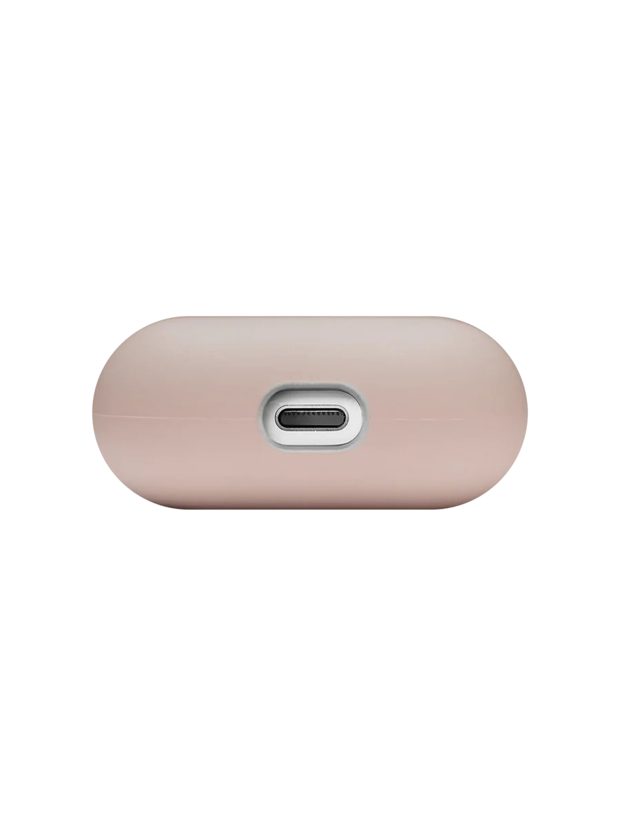 Case për Kufje dbramante1928 Costa Rica, për Apple AirPods 3, Silikon, Plastikë e Ricikluar - Rozë e Hirtë 3