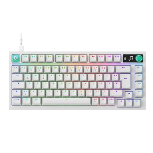 Tastierë Gaming Logitech G 920-012551 / Wired & Wireless / QWERTY / Mekanike / RGB LED - Bardhë 7