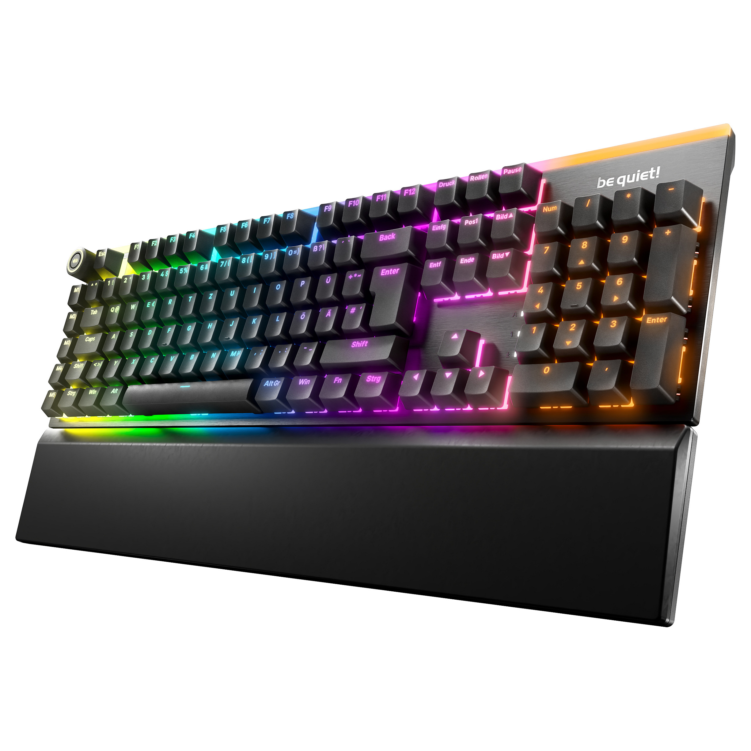 Tastierë Gaming be quiet! Light Mount TKL Silent Tactile / Mekanike / Silent V2 Tactile / TKL / RGB / 1000 Hz / DE Layout – Zezë 8