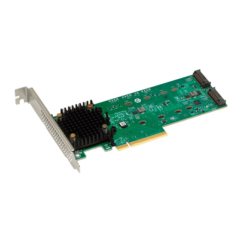 Kontrollues RAID Broadcom MegaRAID 9540-2M2 / PCIe 4.0 x8 / 2x M.2 / NVMe / SATA 6Gb/s / RAID 0, 1 / JBOD / Low Profile