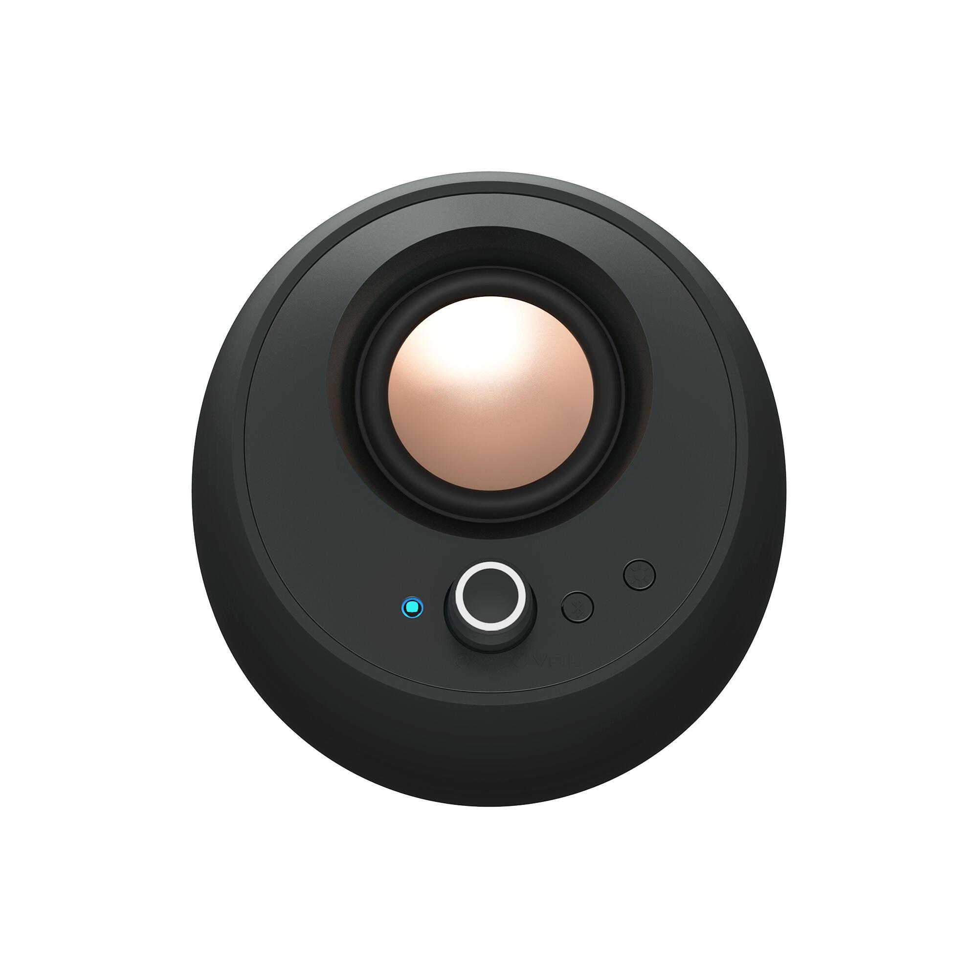 Altoparlantë Creative Pebble Pro / 2.0 / 10W RMS / Bluetooth 5.3 / USB-C – Zezë 4