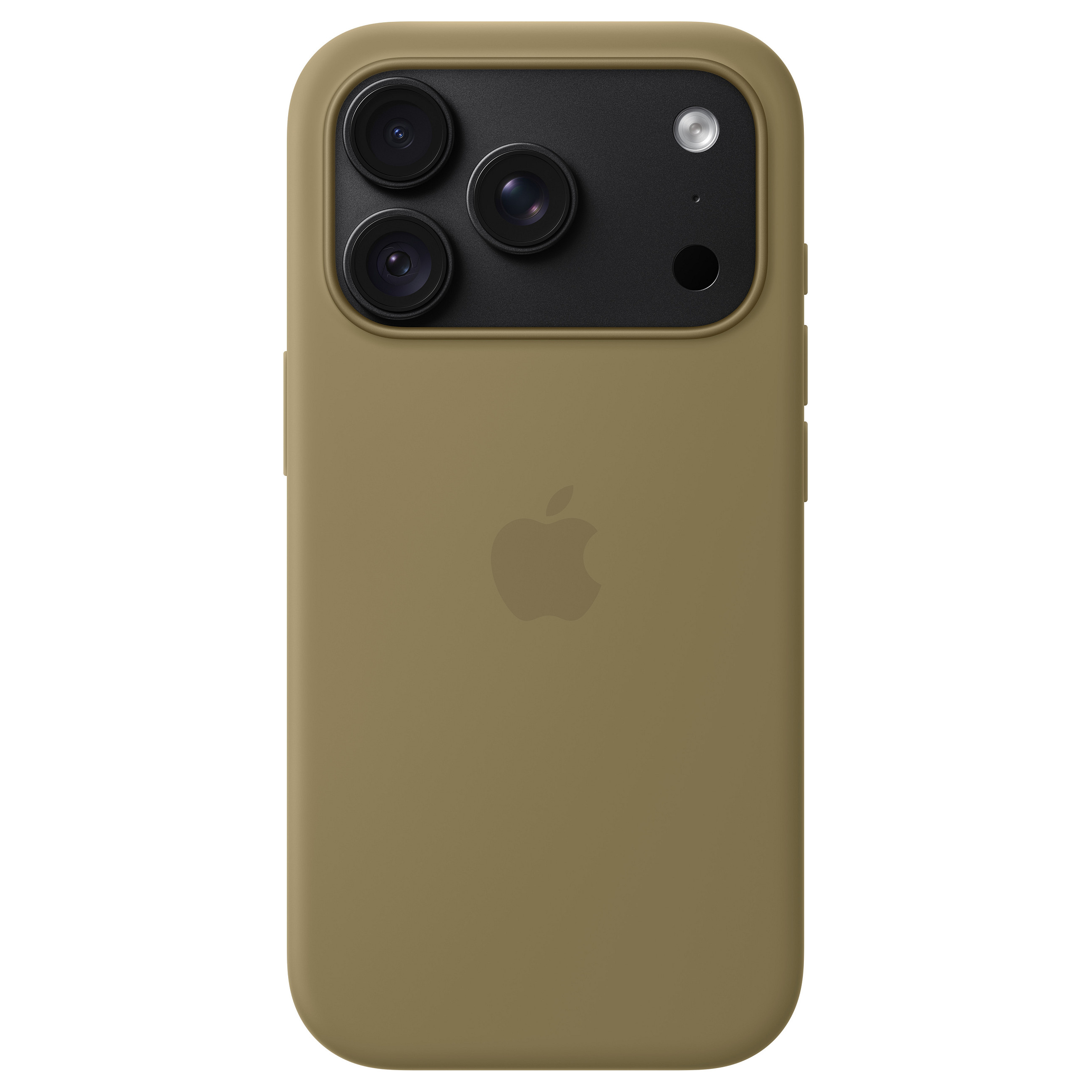 Case për Telefon Apple Silikon, MagSafe, iPhone 18 Pro - Olive thumbnail 4