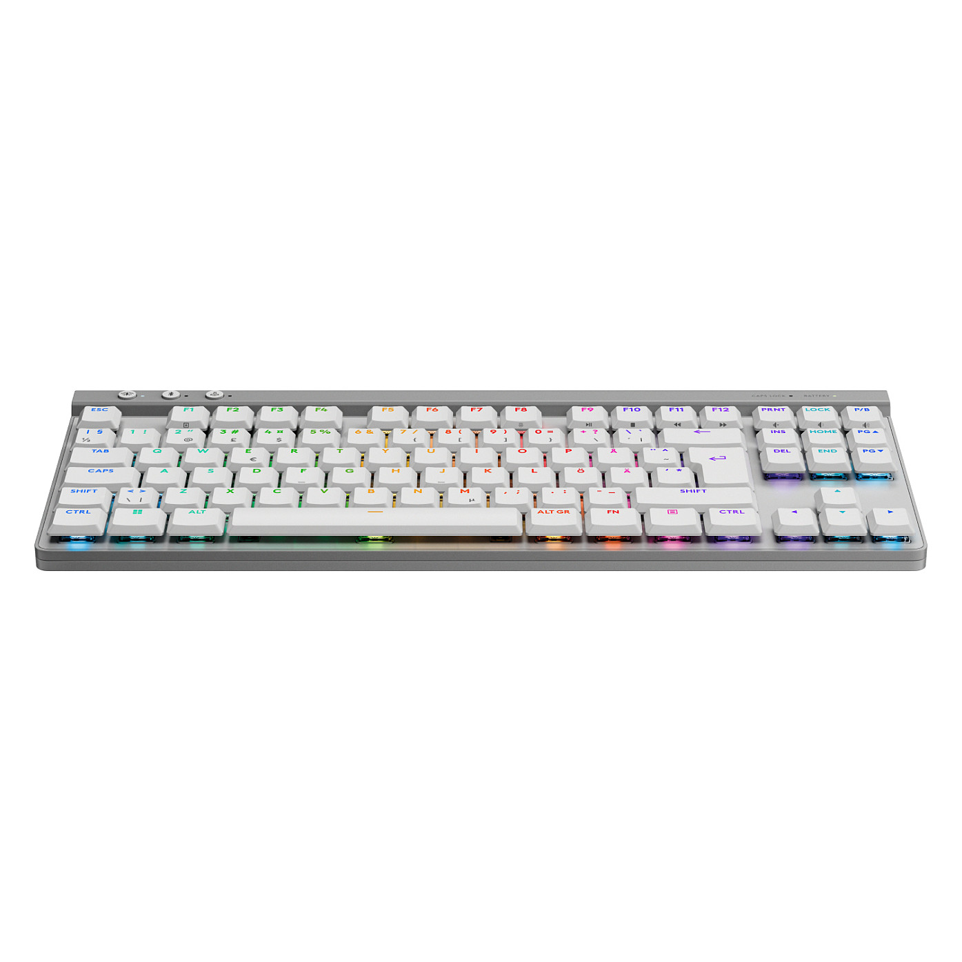 Tastierë Gaming Logitech G 920-012551 / Wired & Wireless / QWERTY / Mekanike / RGB LED - Bardhë 4