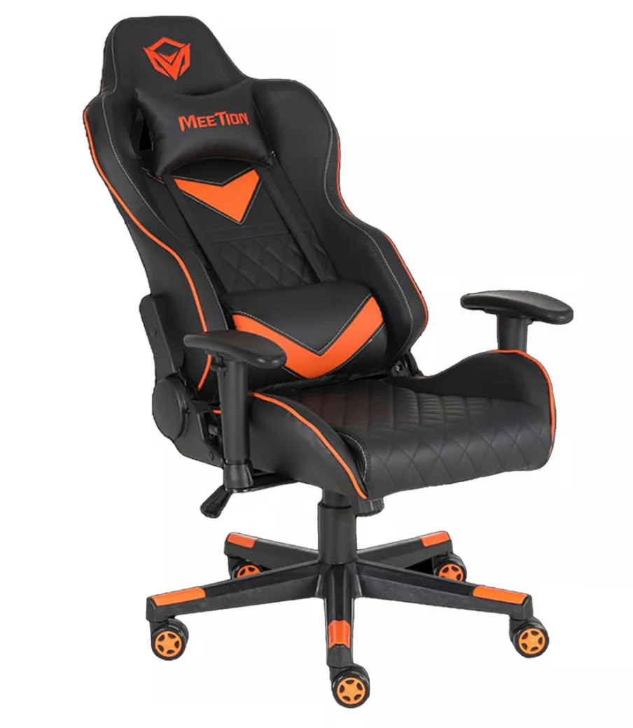 Karrige Gaming Meetion CHR14, Ergonomike, 180°, 3D Armrests, 150kg - Black/Orange 5