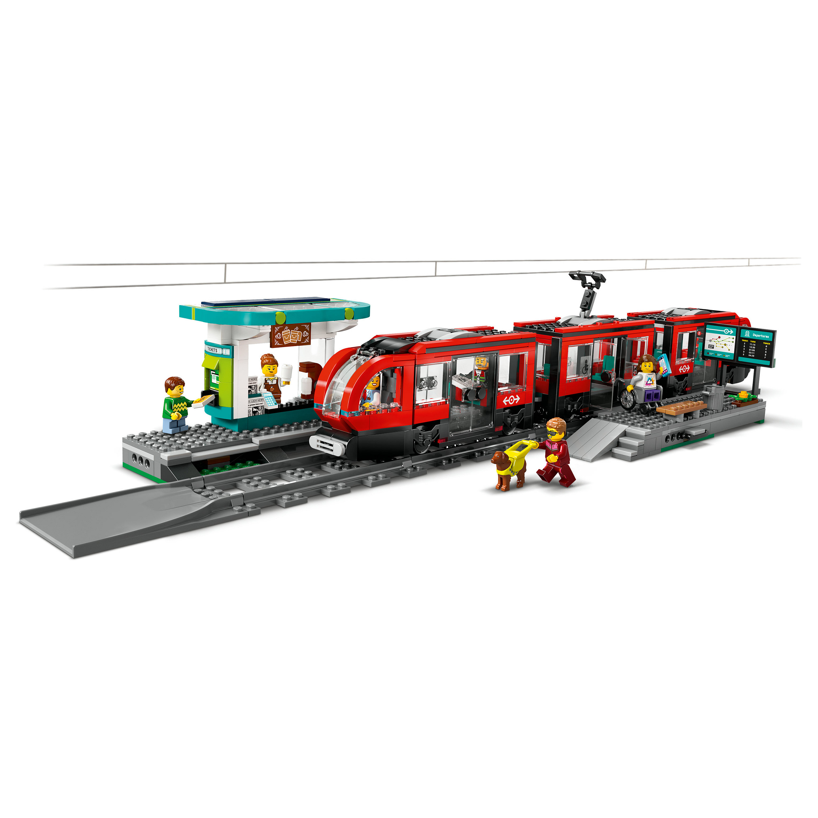 LEGO 60423 City: Tram with Stop thumbnail 4