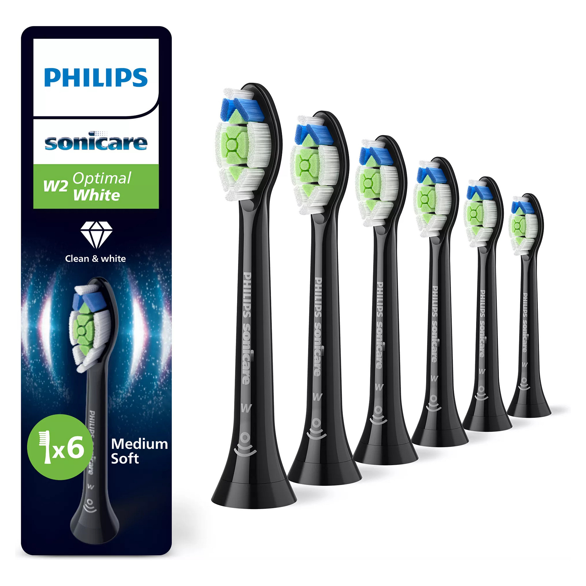 Koka zëvendësuese për furçë dhëmbësh Philips Sonicare C3 Premium Plaque Defence HX9044/87 / BrushSync / Click-On / Medium-Soft / 4 Copë – Bardhë 7