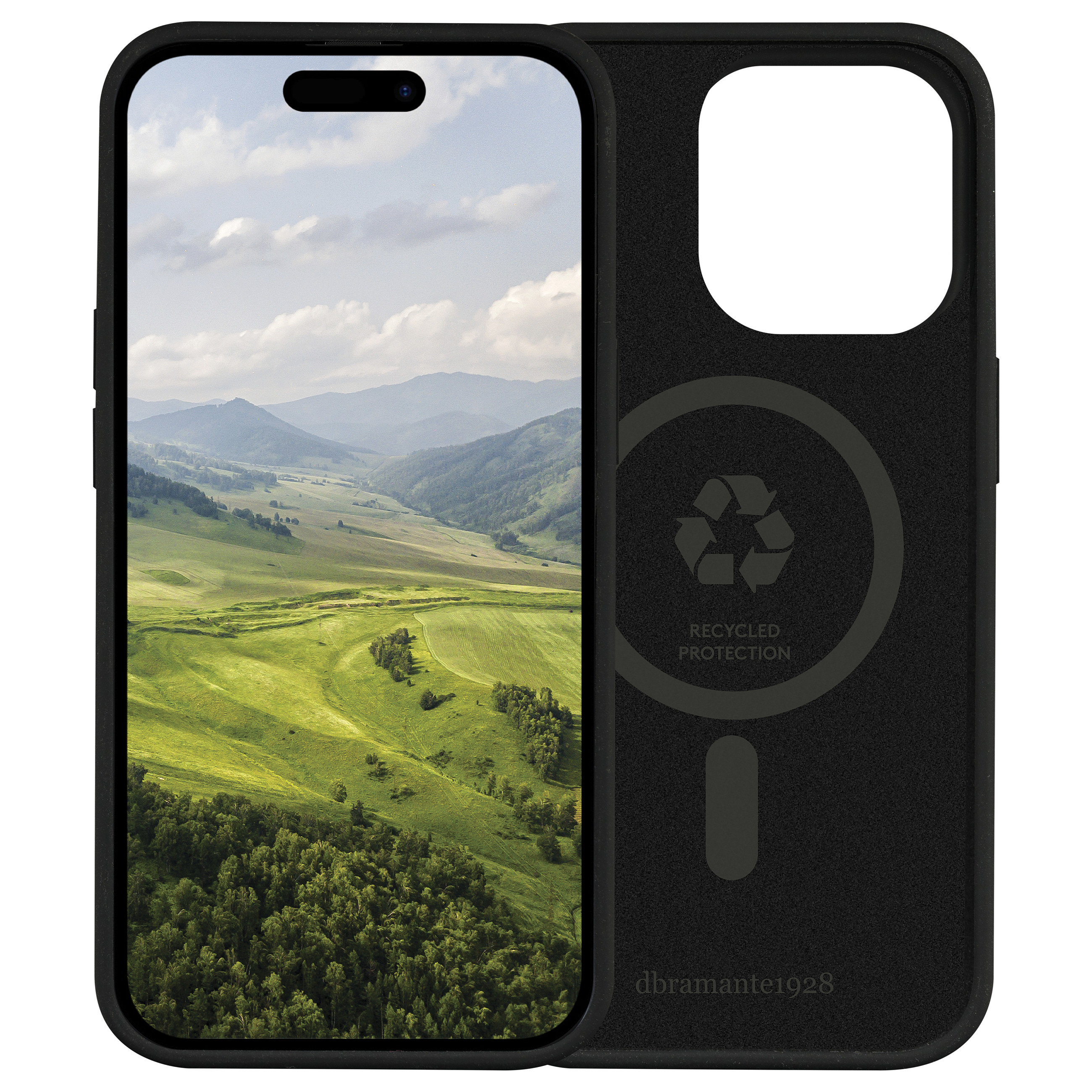 Aksesorë për telefon dbramante1928 Monaco MagSafe / iPhone 15 Pro Max / MagSafe / Mbrojtje 1.2m - Zezë 3