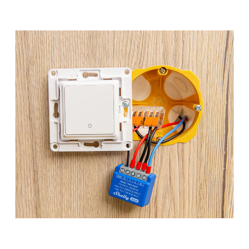 Smart Relay Switch Shelly 1 Mini Gen4 / 1-Channel / 8A / WLAN & Bluetooth thumbnail 3