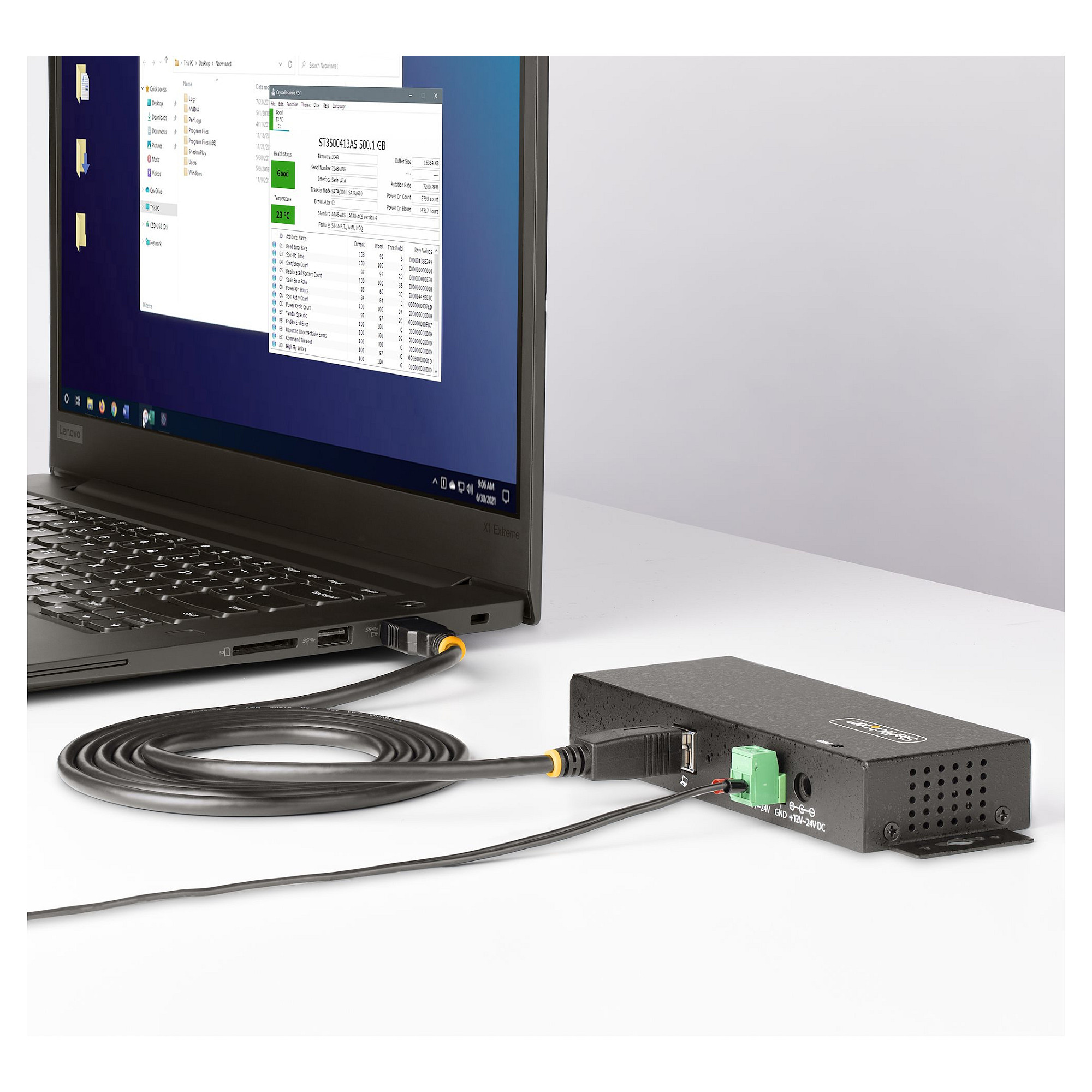 Hub StarTech 5G7AINDRM / 7x USB-A / 5Gbps / Managed – Zezë 9