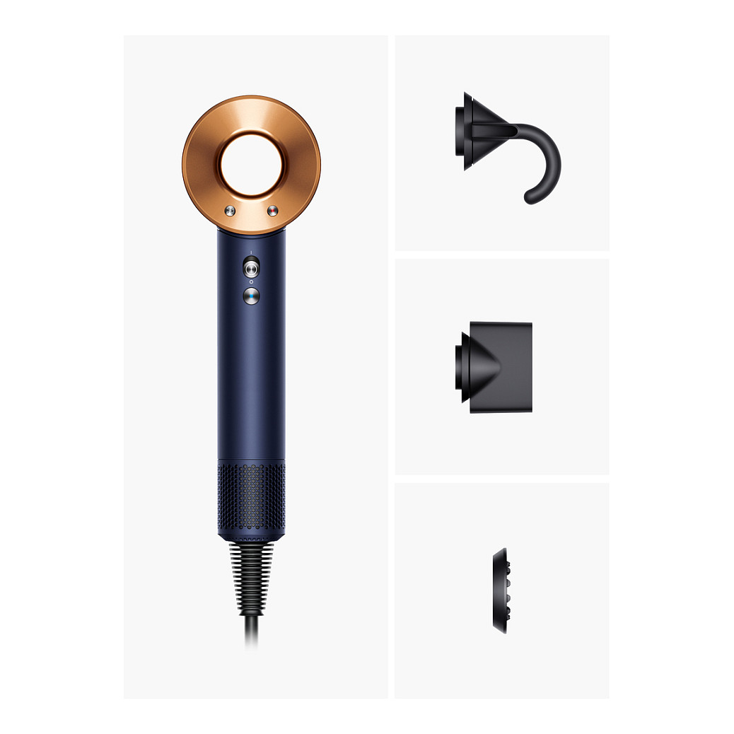 Tharese te Flokve Dyson Supersonic - Blu e mbyllur thumbnail 2