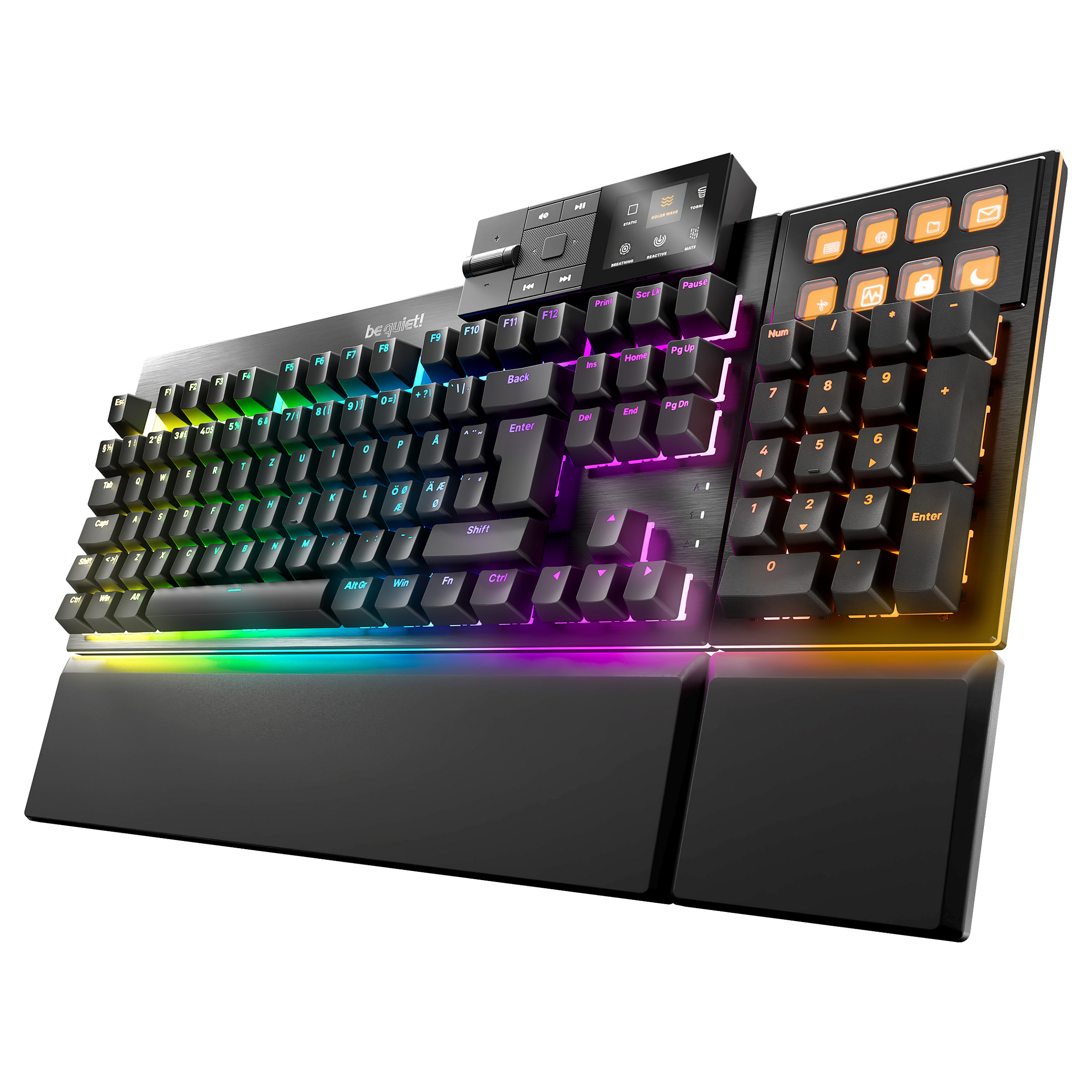 Tastierë Gaming Light Mount TKL / Wired / TKL / Mekanike / Silent V2 Orange / Hot-Swap / ARGB / USB-C - Zezë 8