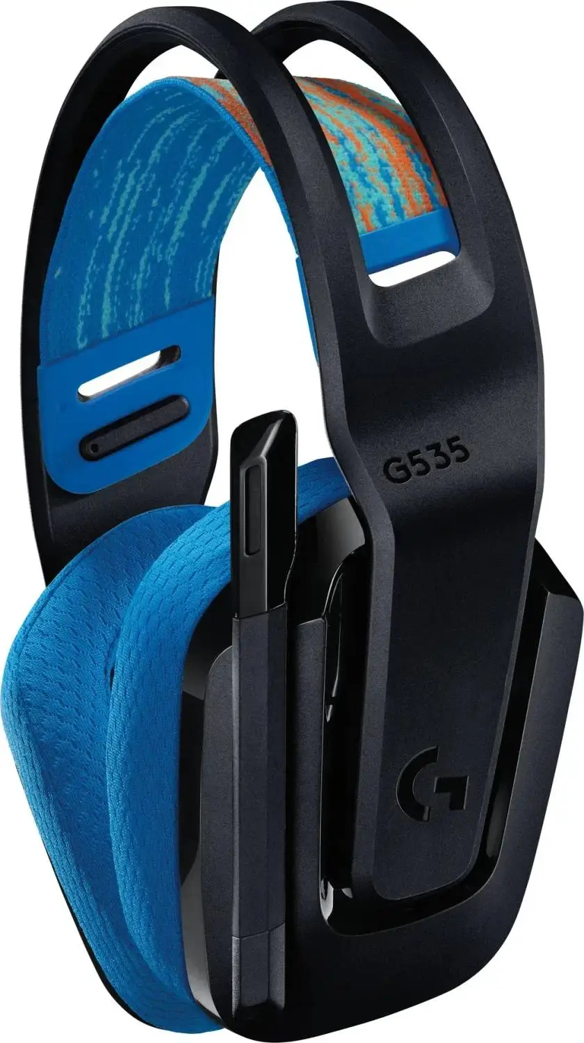 Kufje Gaming Logitech G535 LIGHTSPEED / Wireless / 2.4 GHz / 40 mm / 33 orë - Zezë/Blu 2