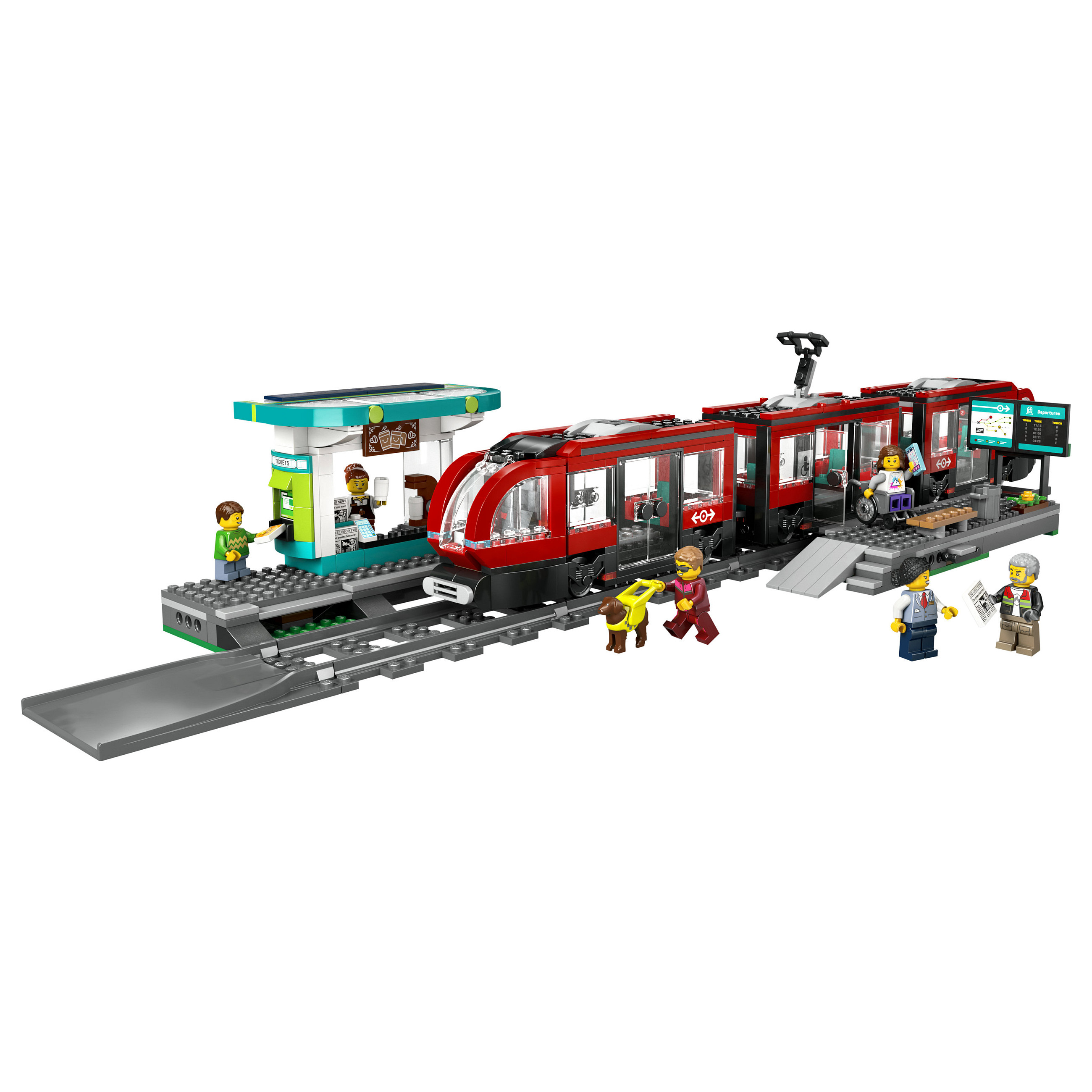 LEGO 60423 City: Tram with Stop thumbnail 5