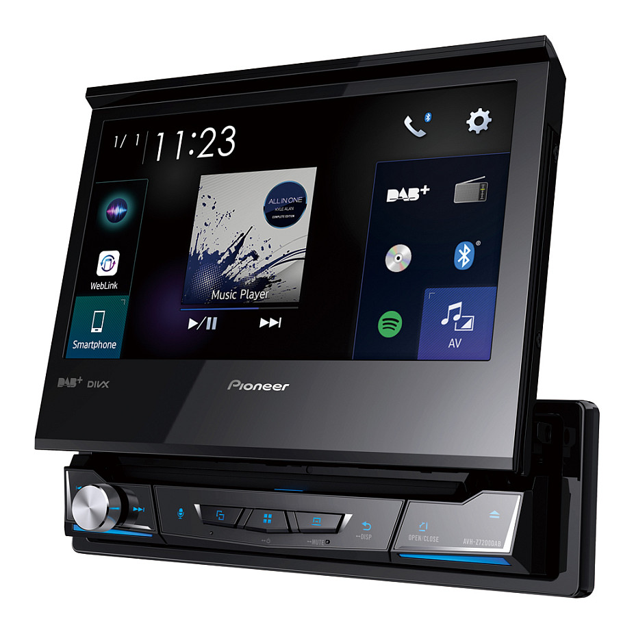 Radio multimedia për veturë Pioneer AVH-Z7200DAB, 1 DIN, ekran me prekje 7", CD/DVD, Apple CarPlay, Android Auto, DAB+, Bluetooth - Zezë 3