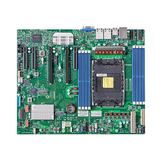 Motherboard Supermicro X13SEI-TF, Intel LGA4677, C741, DDR5 ECC RDIMM, E-ATX, PCIe 5.0, 2x 10GbE, IPMI