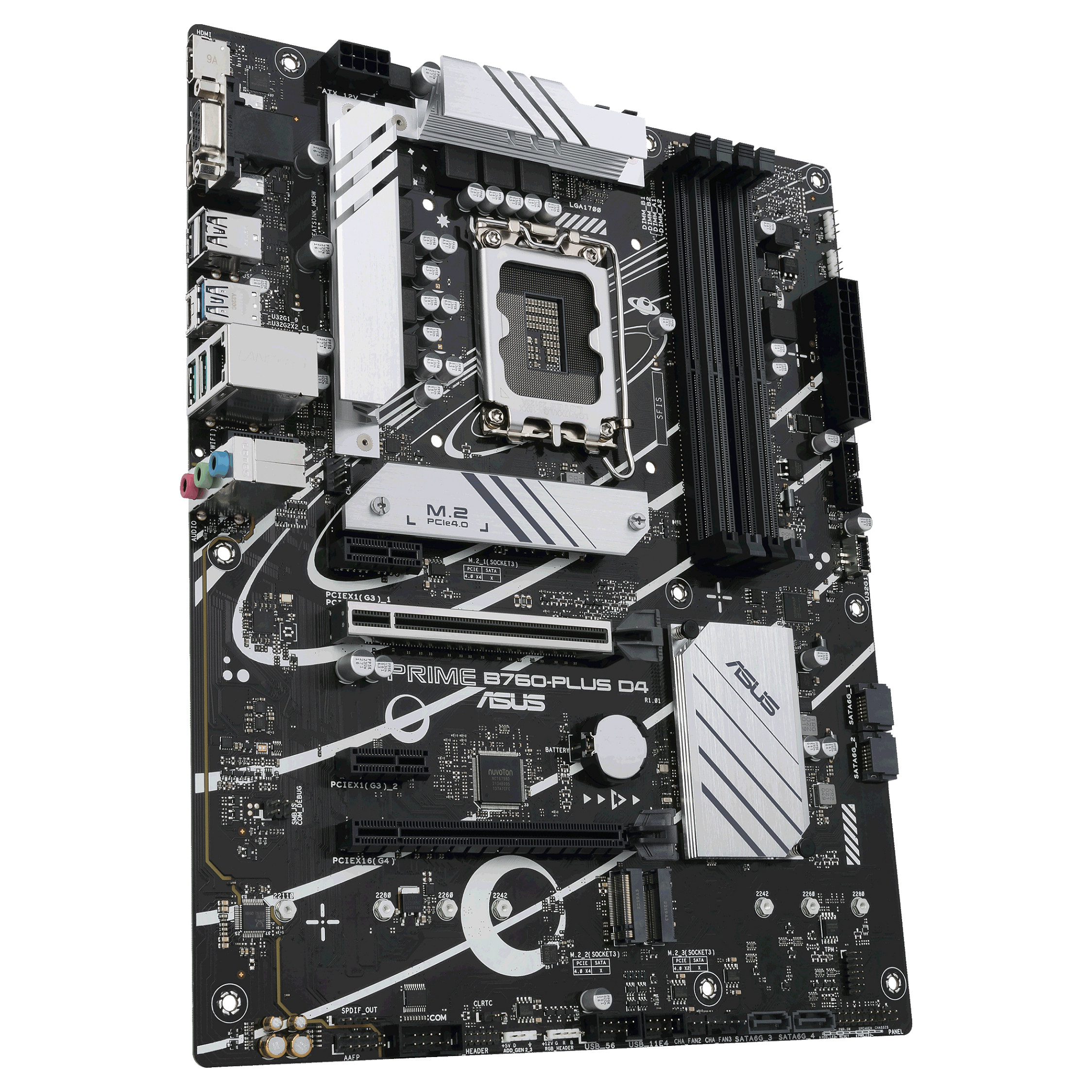 Pllakë amë Intel 1700 ASUS PRIME B760-PLUS D4 thumbnail 3