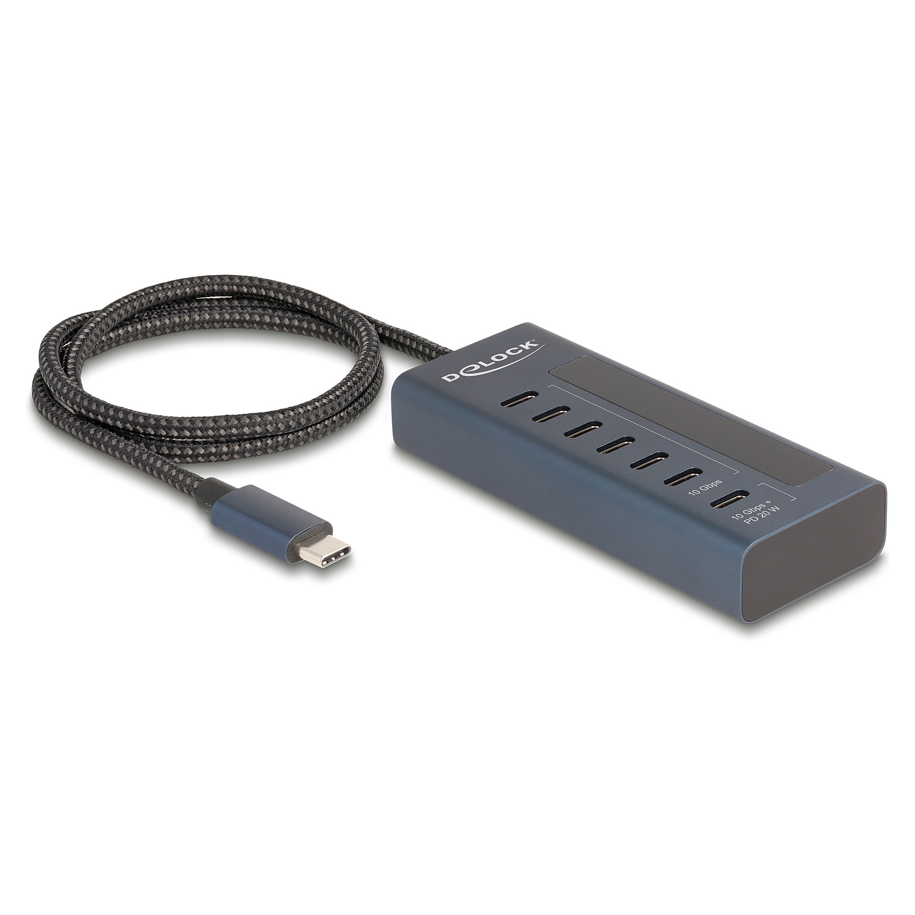 Hub USB DeLOCK 61100 / Input USB 2.0 4-Pin / Output 2x USB 2.0 9-Pin / 480Mbps - Zezë/Blu 9