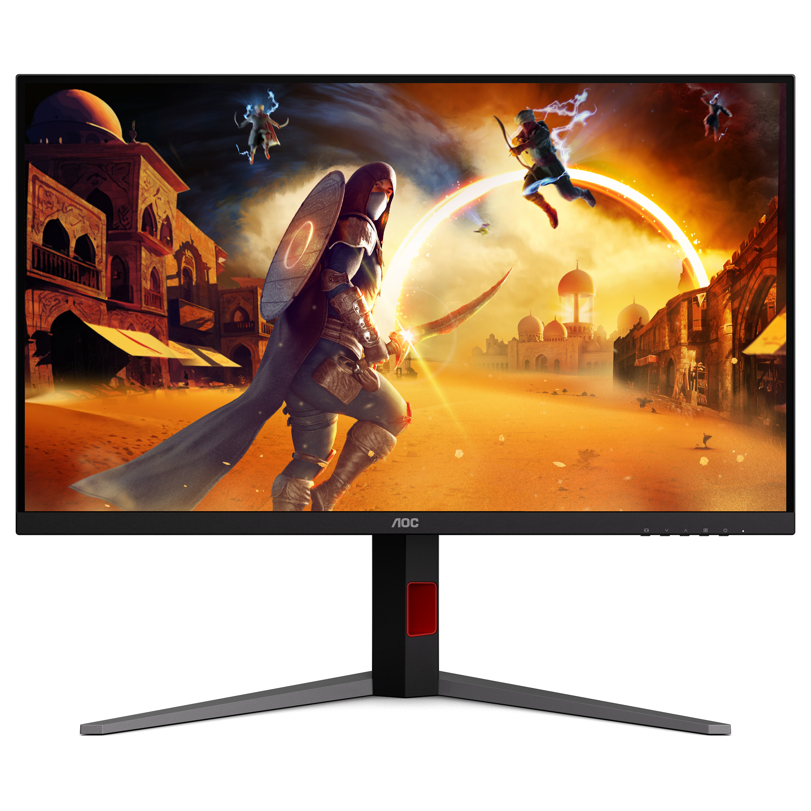 Monitor Gaming AOC G4 U32G4U, 31.5", 4K UHD Fast IPS, 160Hz, 1ms, HDR400, HDMI 2.1 + DisplayPort - Zezë/Kuqe 2