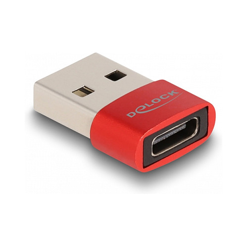 Adapter USB DELOCK 2.0 Type‑A Plug to Type‑C Socket - Kuqe thumbnail 2