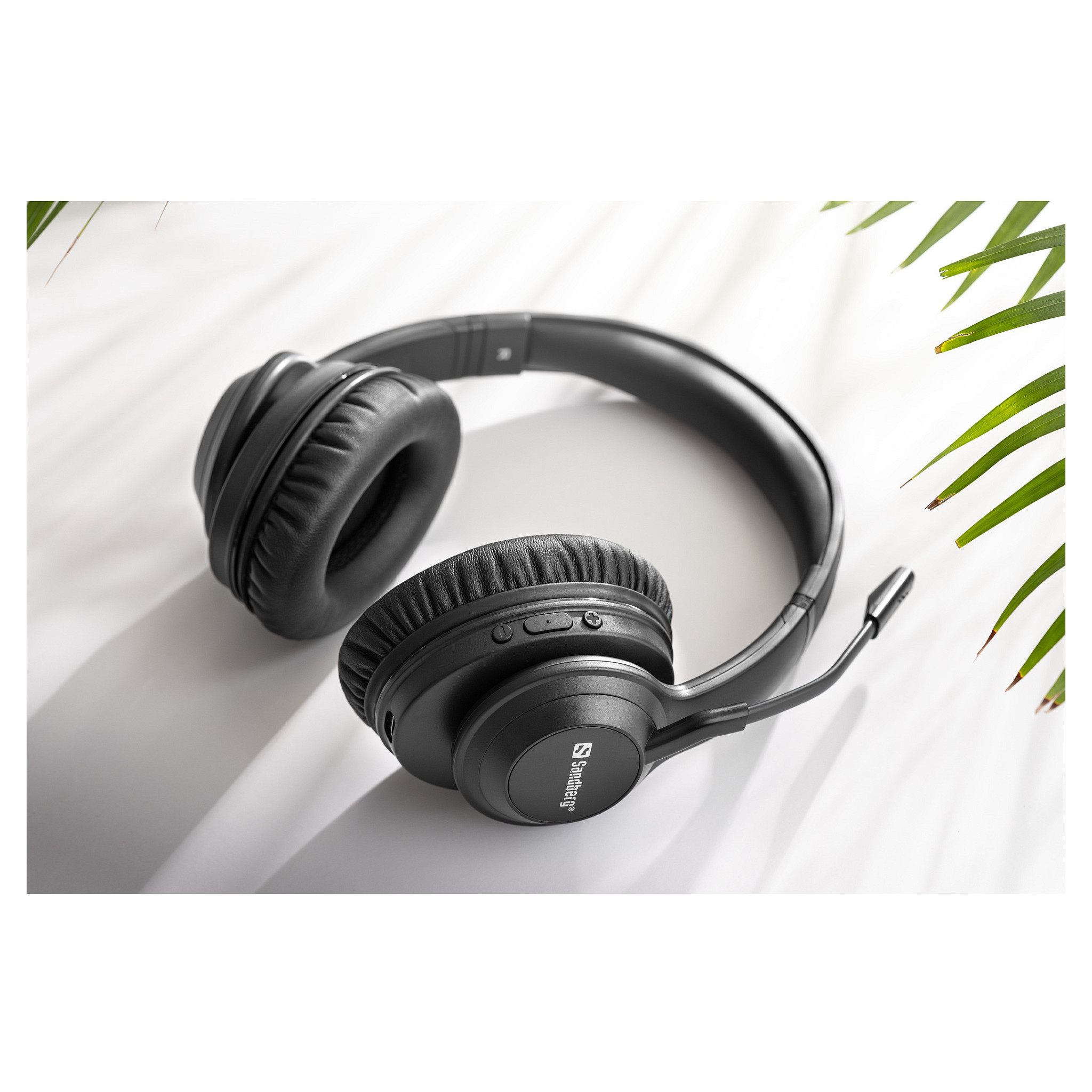 Kufje pa kabllo Sandberg Wireless Headset ANC+ENC Pro 126-45 / Over-Ear / Bluetooth 5.3 / 40mm / 20-20000Hz / ANC / ENC / Mikrofon - Zezë 8