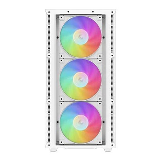 Kasë DeepCool CH560 / ATX Mid-Tower / 4x140mm+120mm ARGB / USB Type-C / Xham i Temperuar – Bardhë 3