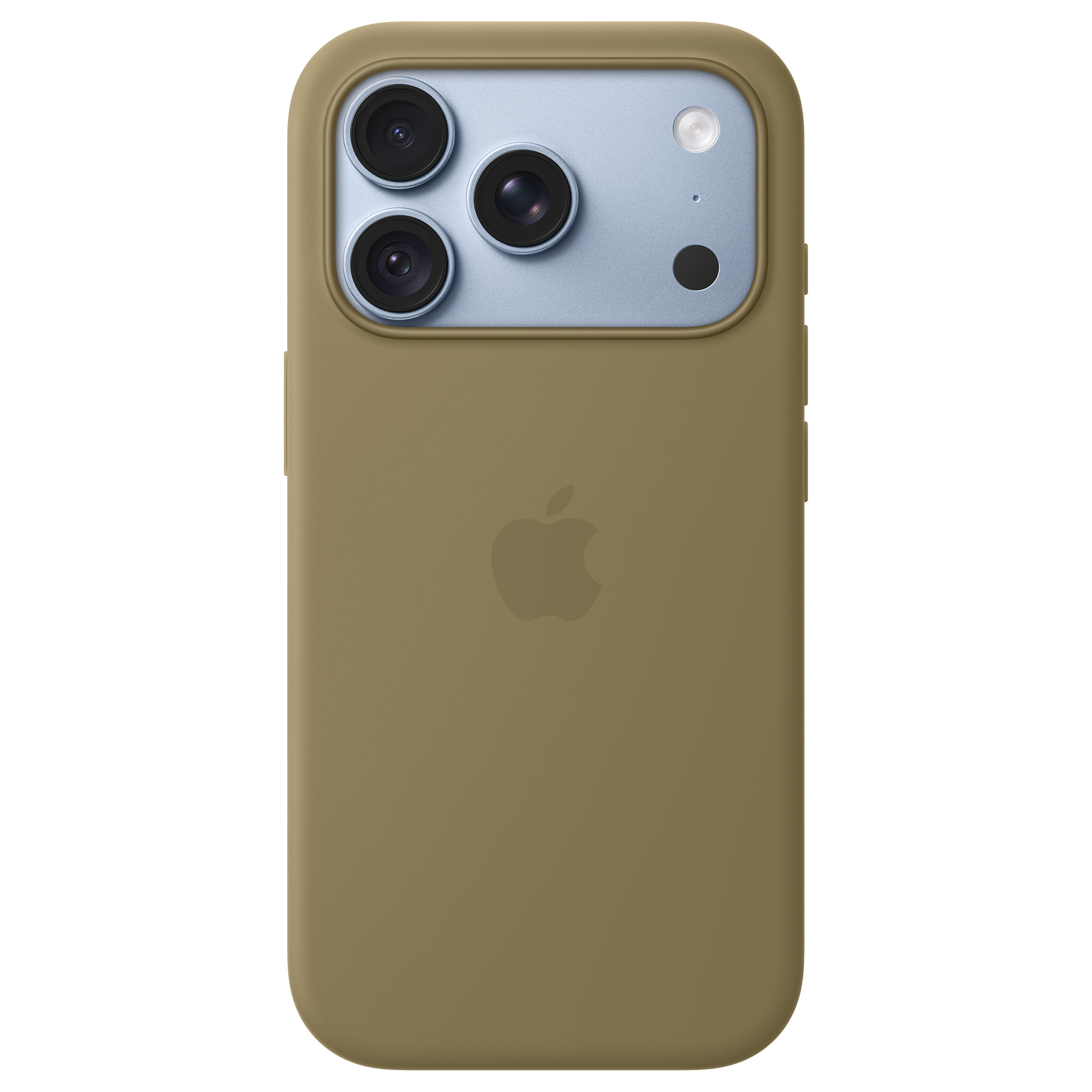 Case për Telefon Apple Silikon, MagSafe, iPhone 18 Pro - Olive thumbnail 3