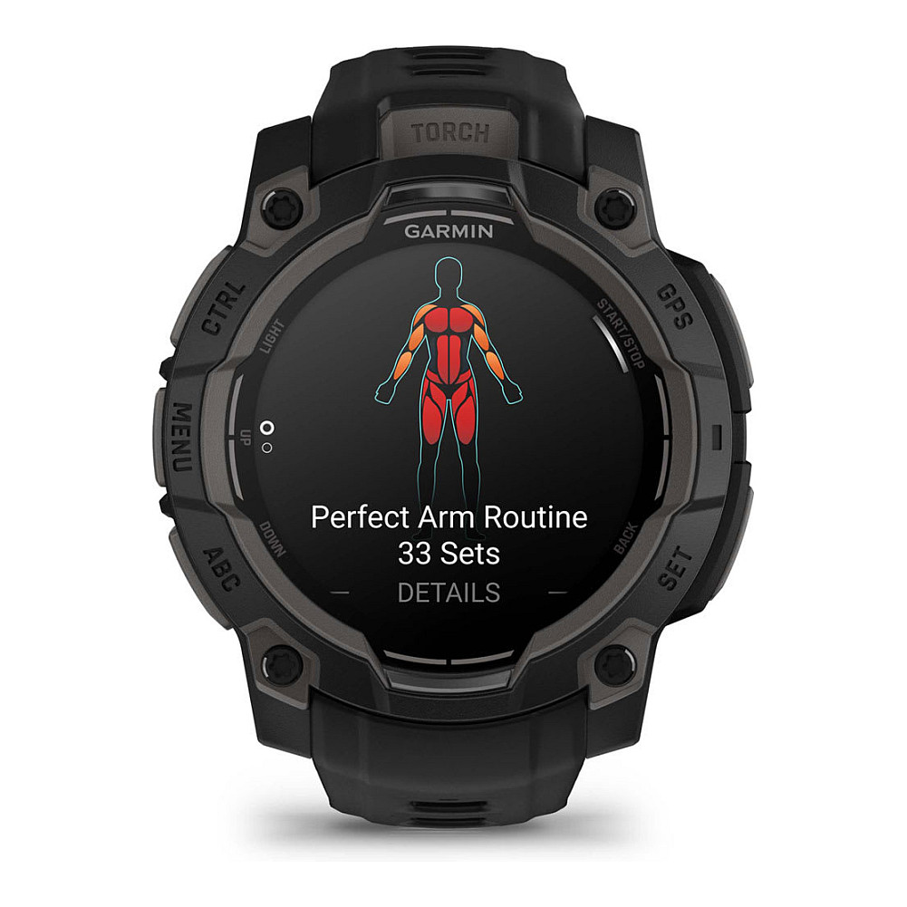 Orë e mençur Garmin Instinct 3 AMOLED (45mm) - E zezë thumbnail 3