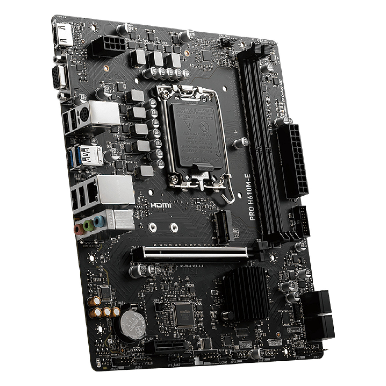 Pllakë Amë PRO H610M-E DDR5 mATX thumbnail 4