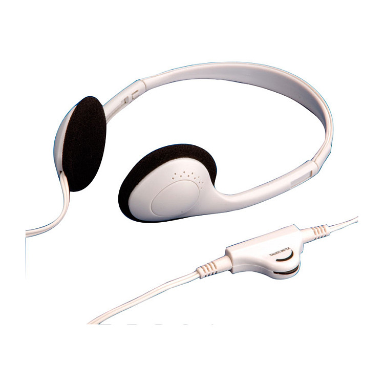 Kufje me kabllo VALUE 15.99.1316 / On-Ear / 3.5mm / Stereo / 20-20000Hz / Rregullues Volumi - Gri