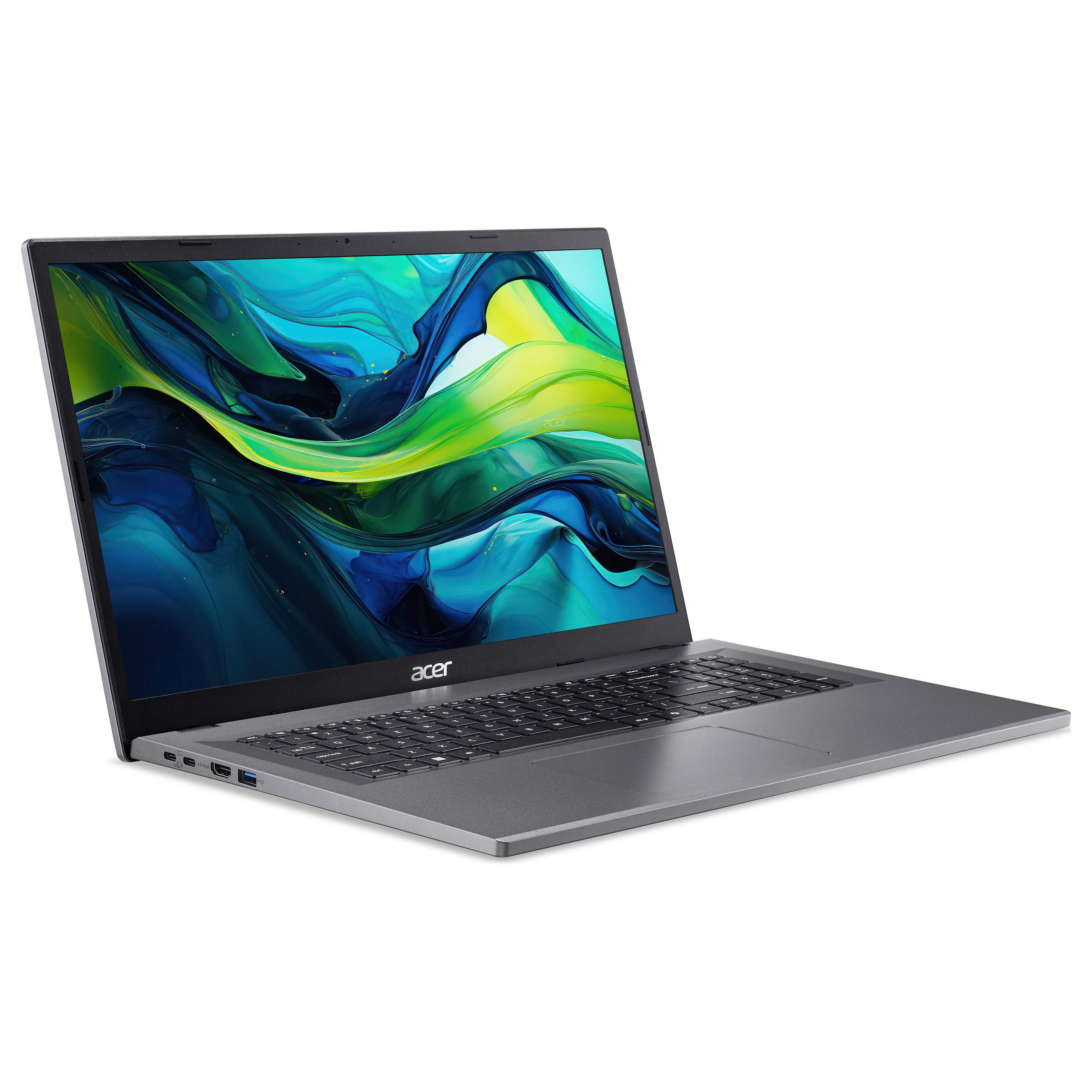 Laptop Acer Aspire Go 17 AG17-31P-36CG / i3-N355 / 8GB LPDDR5 / 512GB / 17.3" Full HD IPS 60Hz / Intel Graphics / DE - Gri thumbnail 2