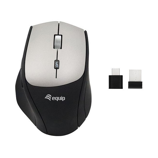 Maus pa Kabllo Equip / USB-C & USB-A - Zezë