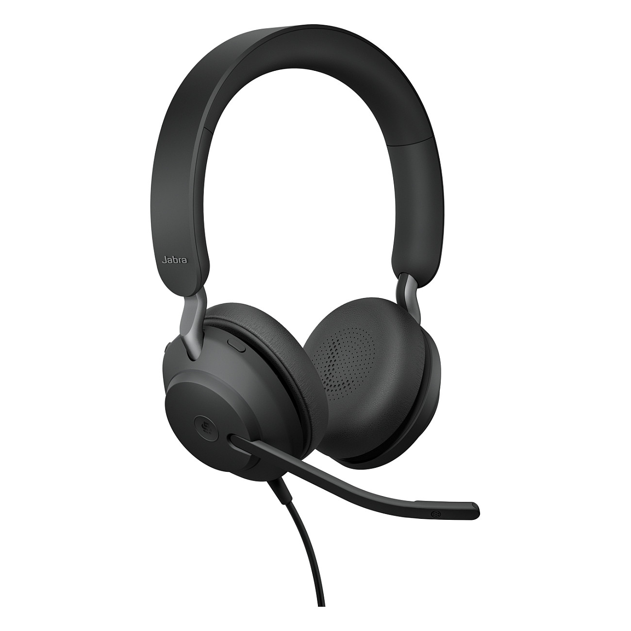 Kufje me kabllo Jabra Evolve2 40 MS / USB-A / Stereo / 40mm / Microsoft Teams / Mikrofon me reduktim të zhurmës - Zezë 3