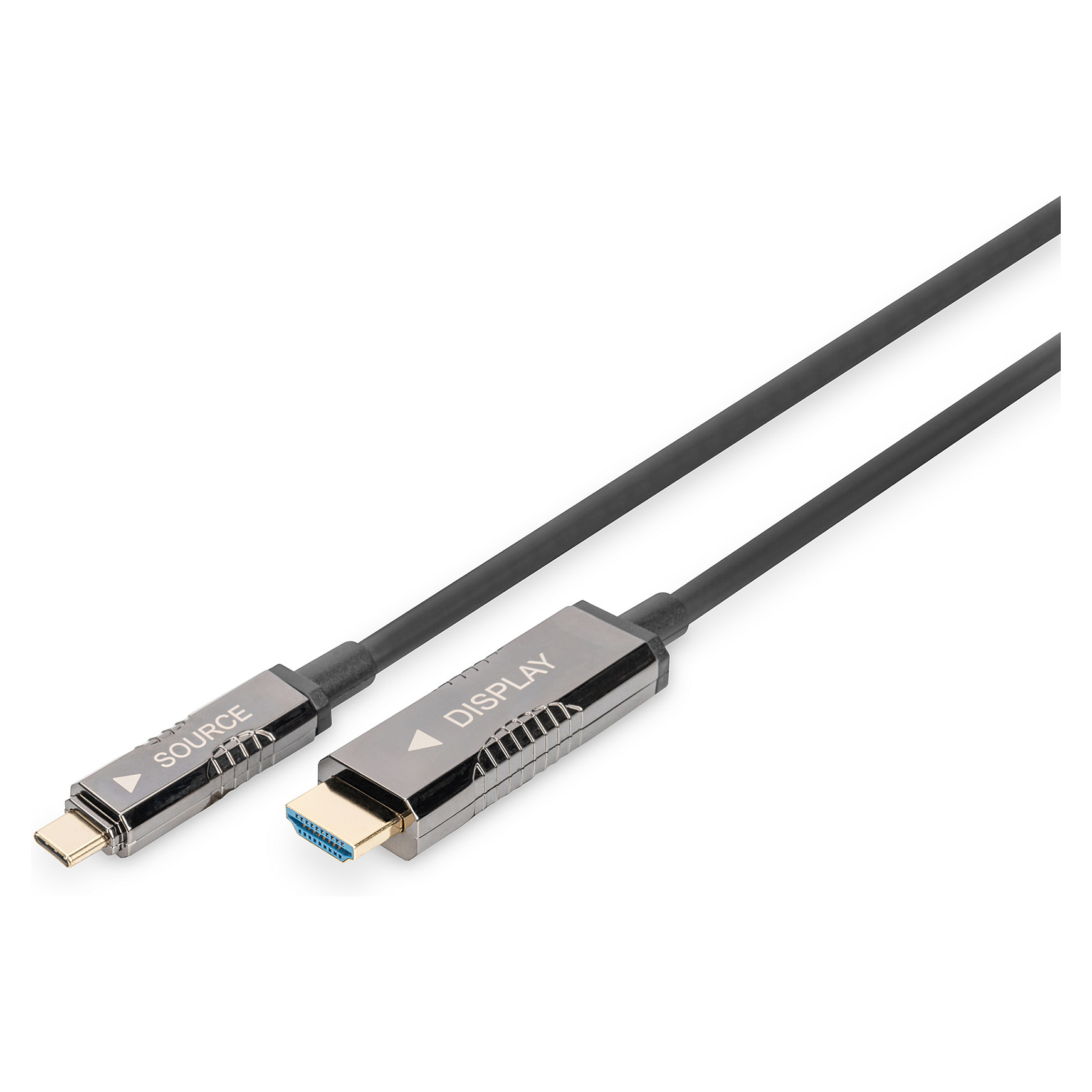 Kabllo USB-C DIGITUS AOC Adapter Cable USB Type-C to HDMI 4K 20m
