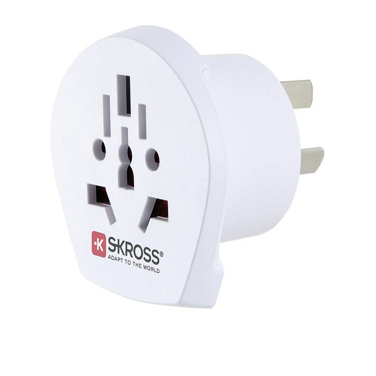 Adapter Universal SKROSS World to Australia, 100–250V, 10A, 1 dalje - Bardhë 3