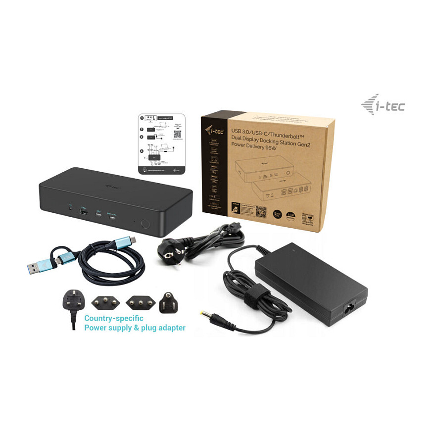 Docking Station I-TEC USB-C Thunderbolt 3 Dual 4K – Zezë thumbnail 4