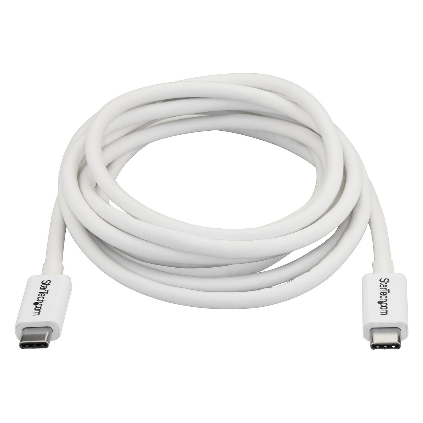 Kabllo Thunderbolt 3 / 20 Gbit/s / 2 m – Bardhë thumbnail 4