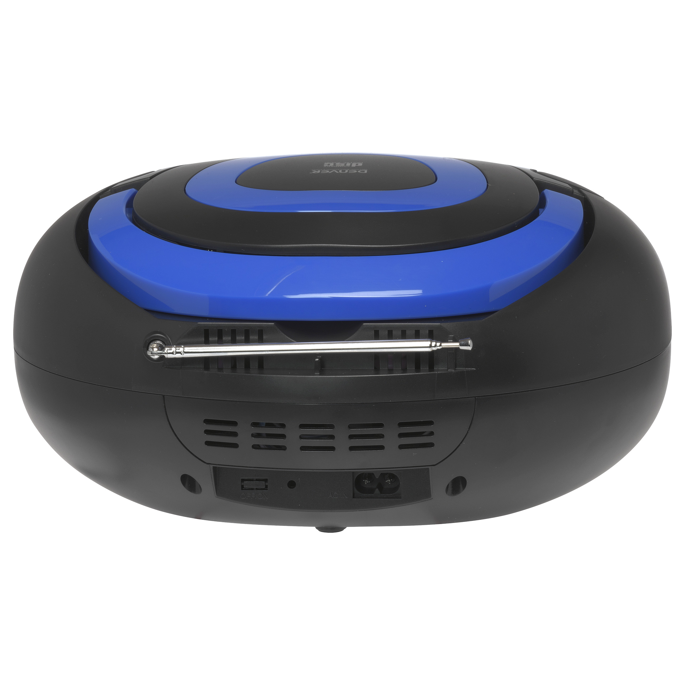 CD Player portativ Denver TCL-212BT, Bluetooth, FM, 4W, Jack 3.5 mm - Zezë dhe Blu 6